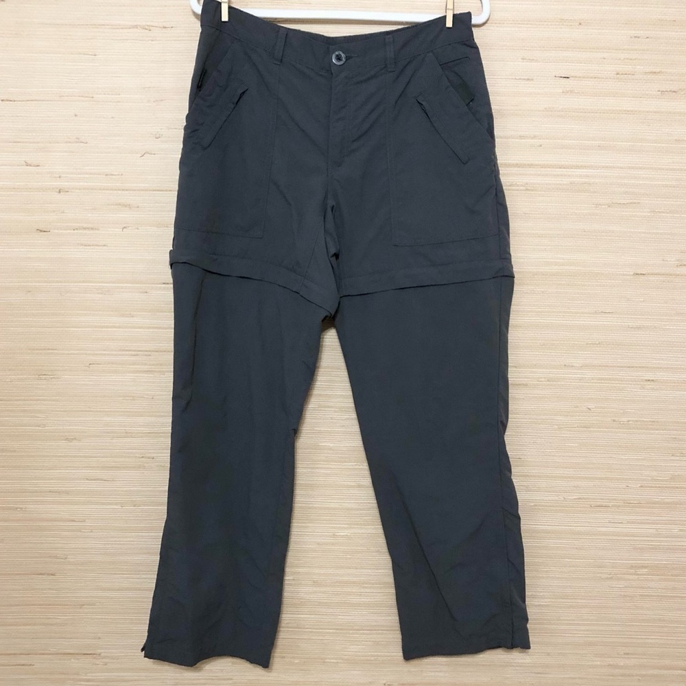 Cabela’s Outdoor Gray Nylon Convertible Zip Off Pants Size 12